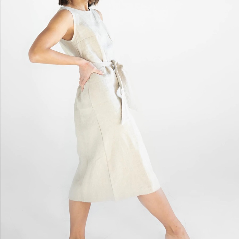 Two Days Off Suki Dress in Moss Green